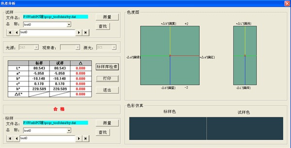 上位机测量界面