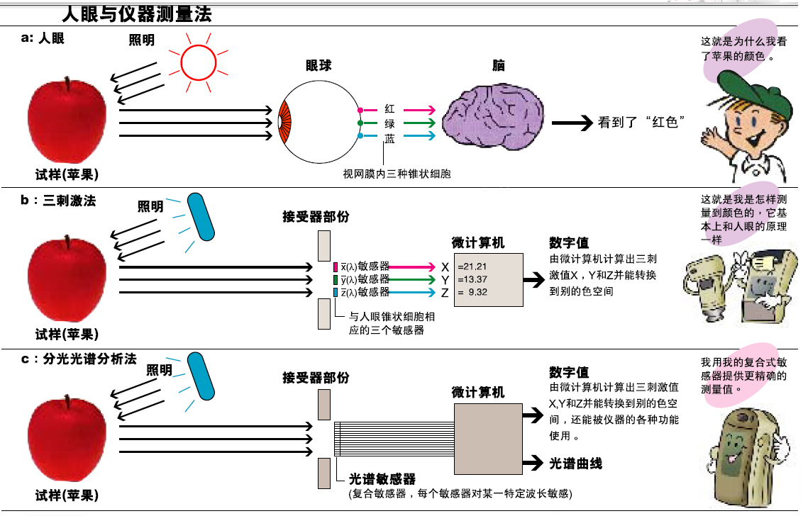 色差仪的分光型与三刺激值型哪个更准确