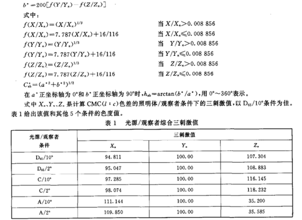 纺织品色牢度的色差计算方法23