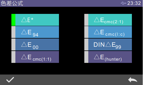 ΔE₀₀色差公式21